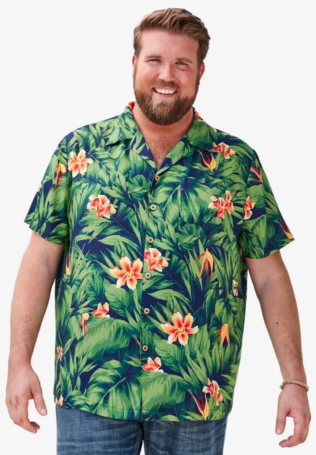 Printed Camp Shirt