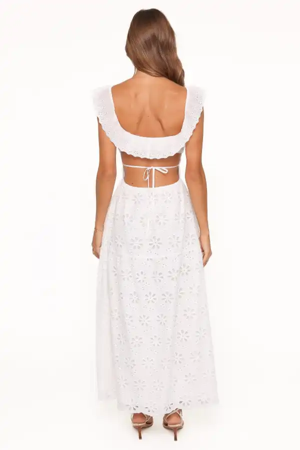 Floral Shirred Maxi Dress