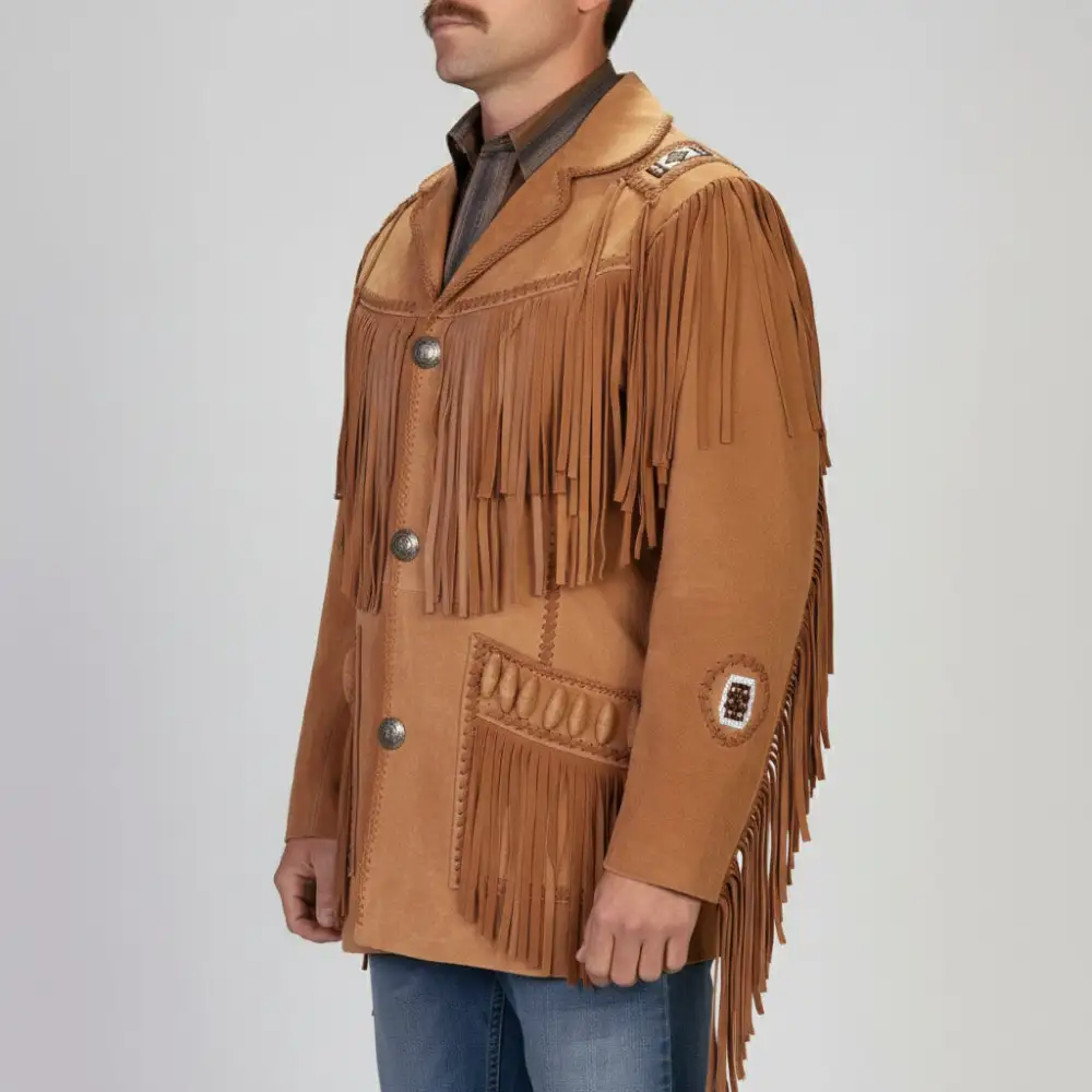 Heritage Suede Western Fringe Jacket
