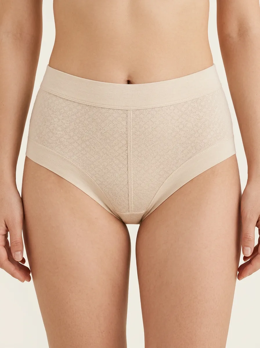 Women's Geometric Textured Panties