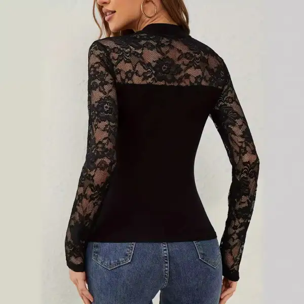 Daywear Lace Tailored Shirt