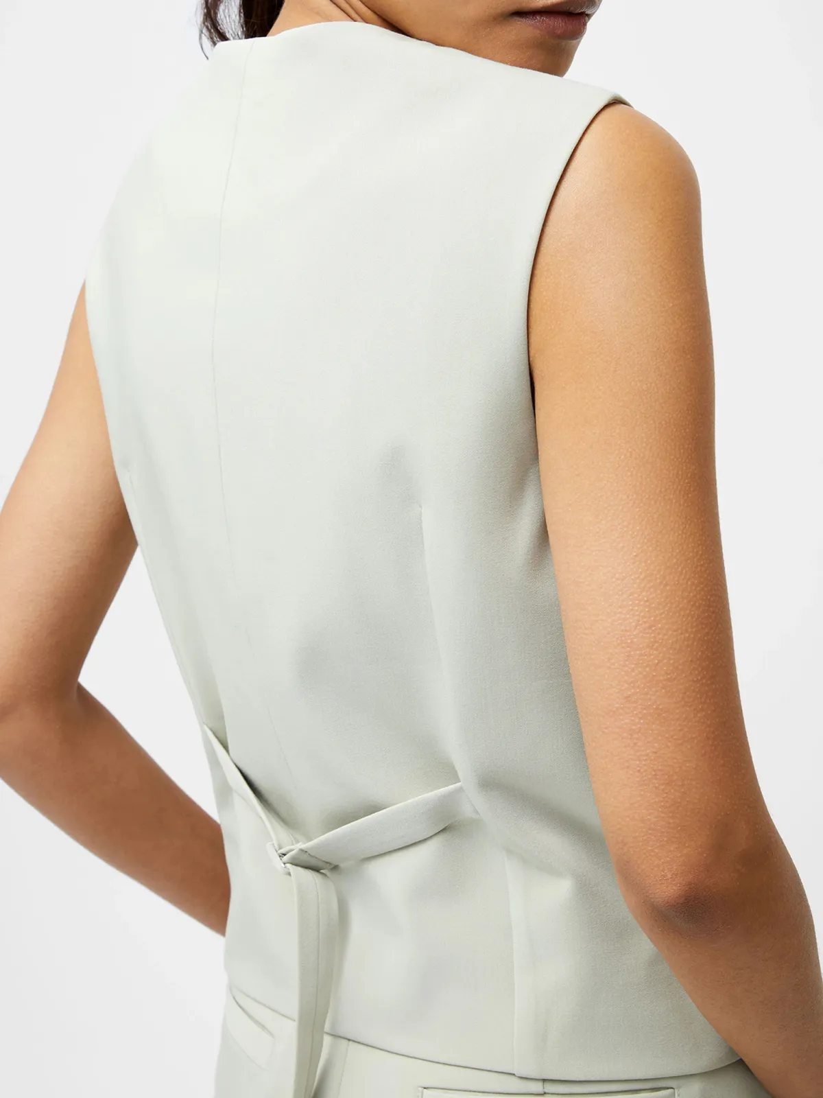 Exquisitely Cut V-Neck Fashionable Business Vest