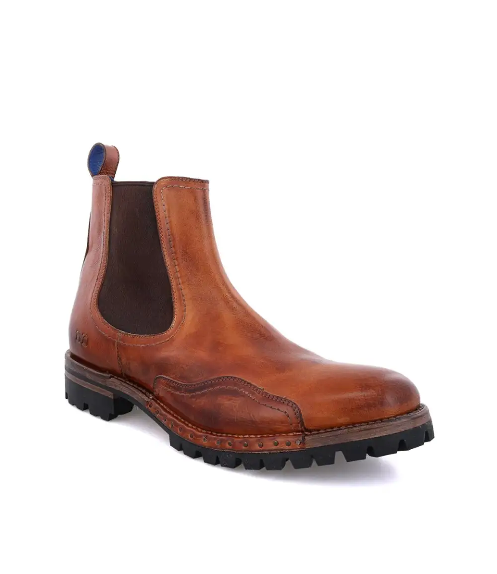 Lug-Sole Streamlined Chelsea Boots