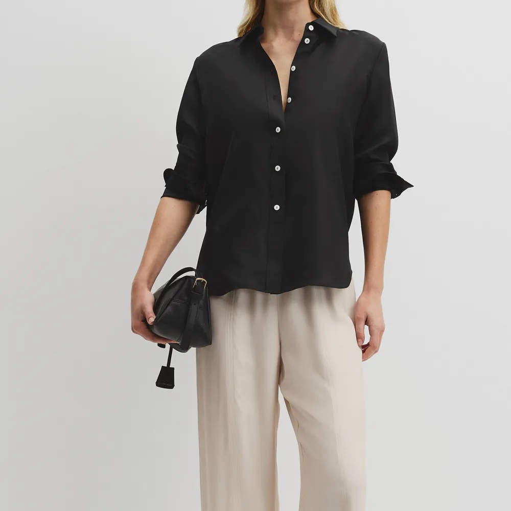 Women's Textured Silk Shirt