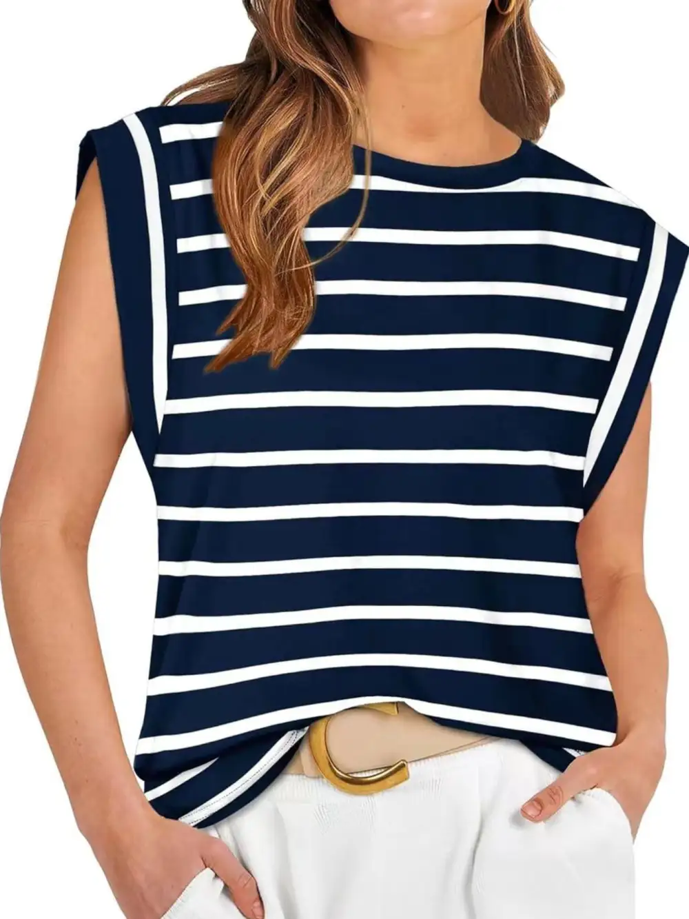 Casual Round Neck Tank