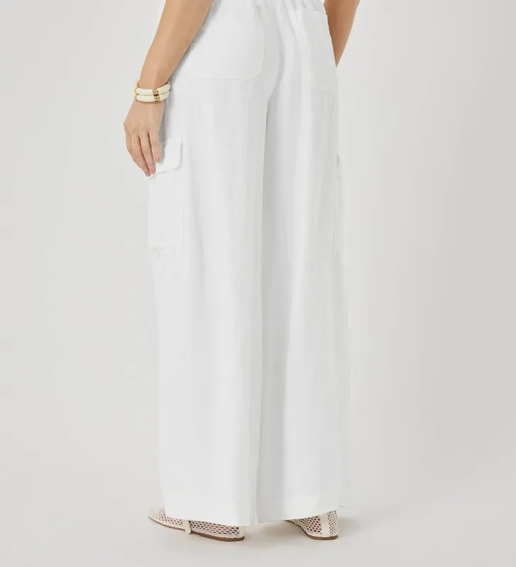Linen Cargo Pant Pants