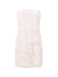 Sexy Off Shoulder 3D Floral Women's Dress