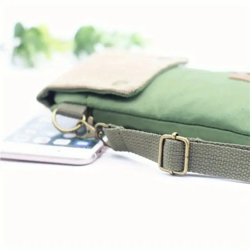 Modern Mini: Logo-Embellished Canvas Phone Bag