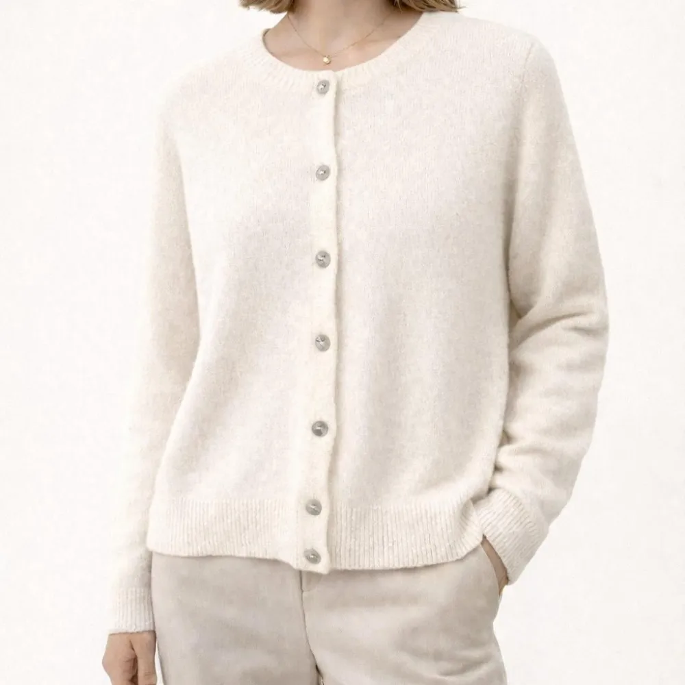 Structured Alpaca Longline Cardigan