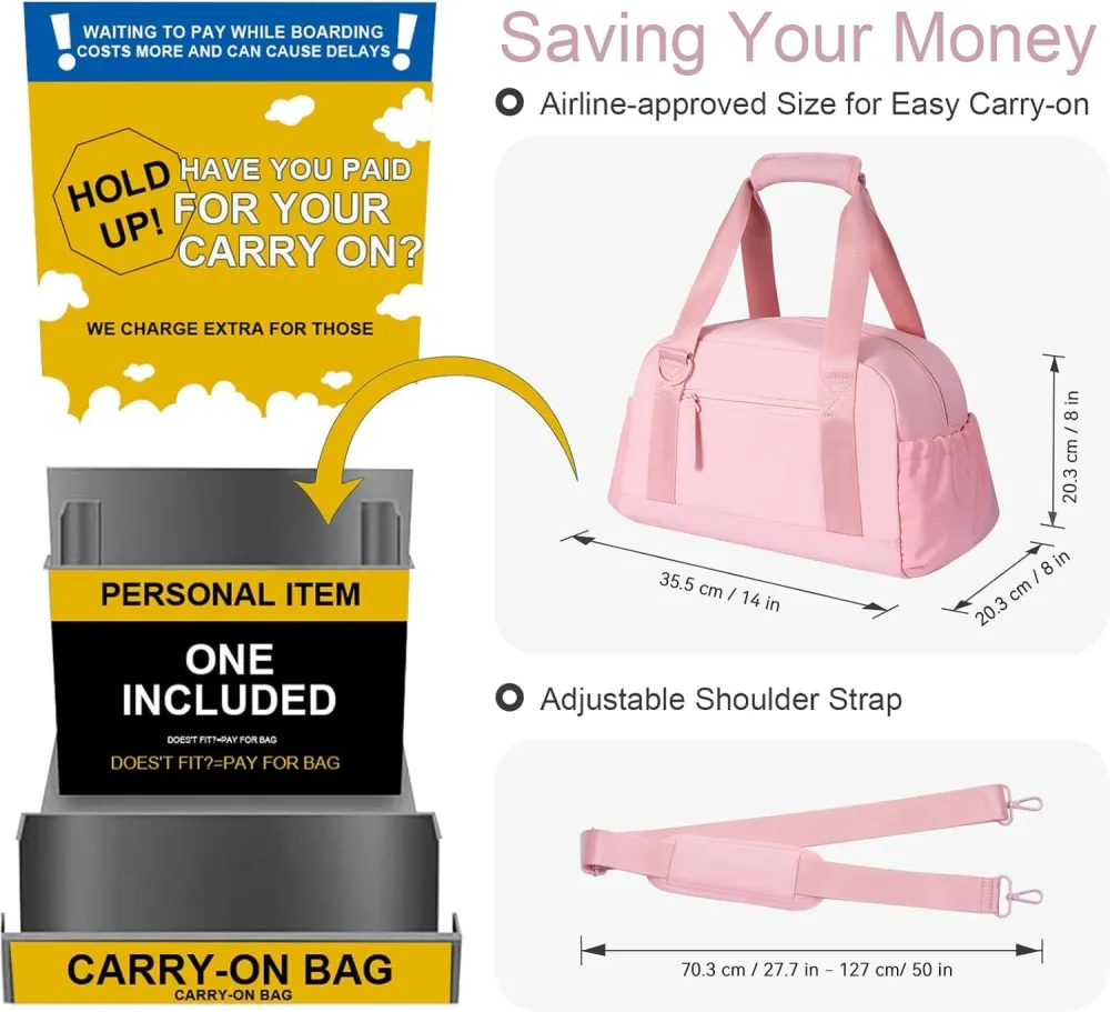 Mini Gym Bag for Women Girls Small Gym Tote Bag with Wet Compartment Waterproof Travel Duffle Bag Cute Workout Sport Bag