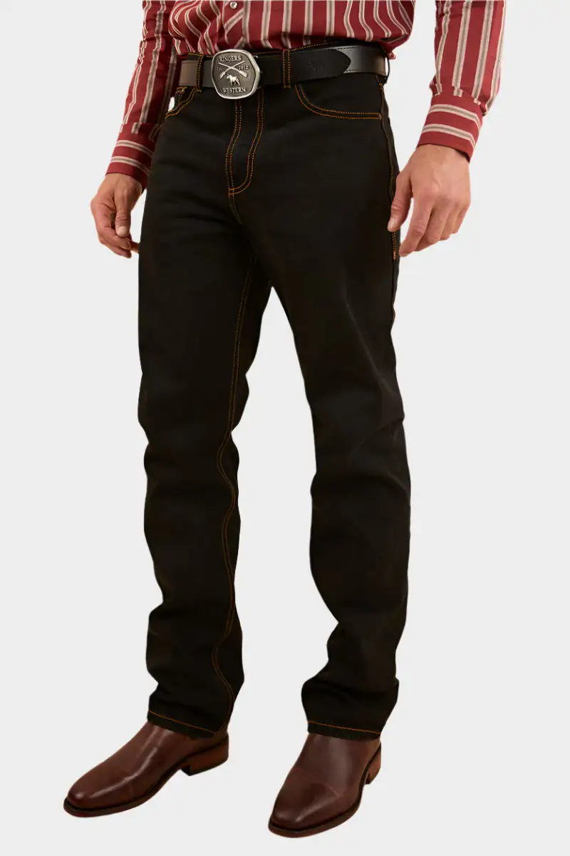 Men's Slim Western Jeans