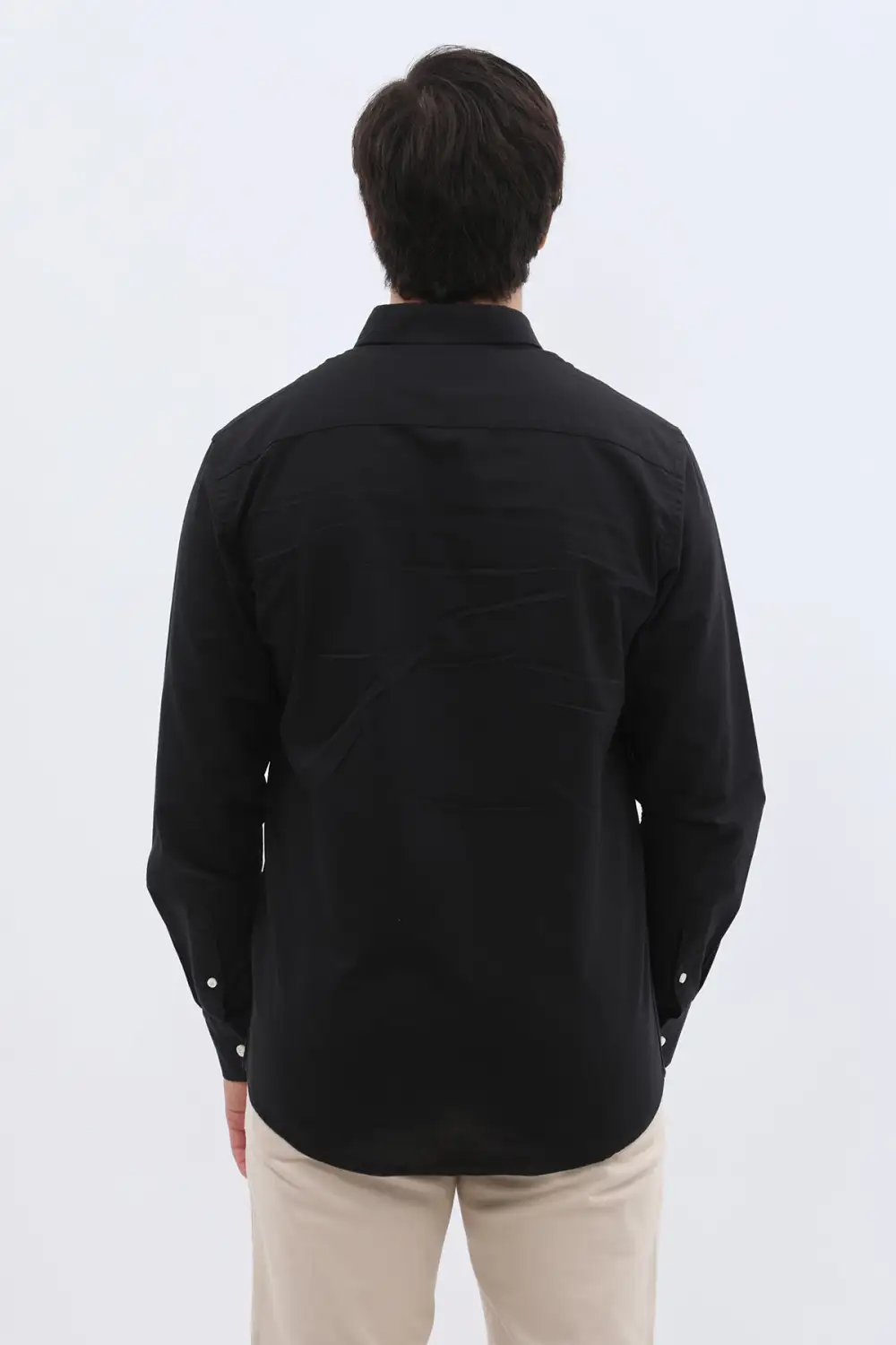 Oxford Long Sleeve Cotton Men's Button Down Shirt