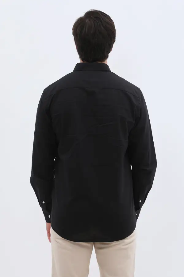Oxford Long Sleeve Cotton Men's Button Down Shirt