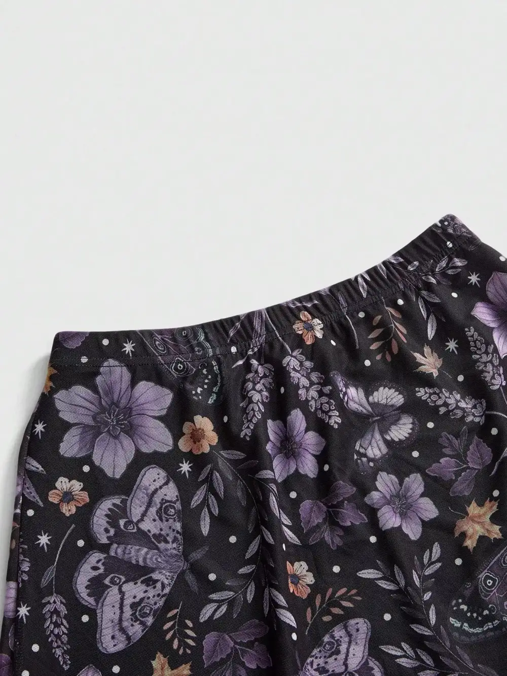 Print Flowy Midi Skirt