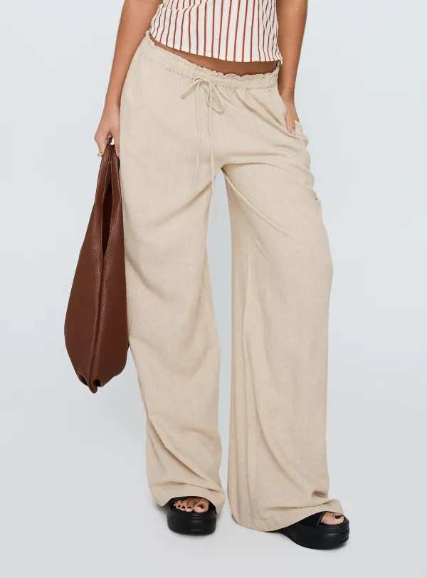 Seascape Oversize Wide Leg Pants