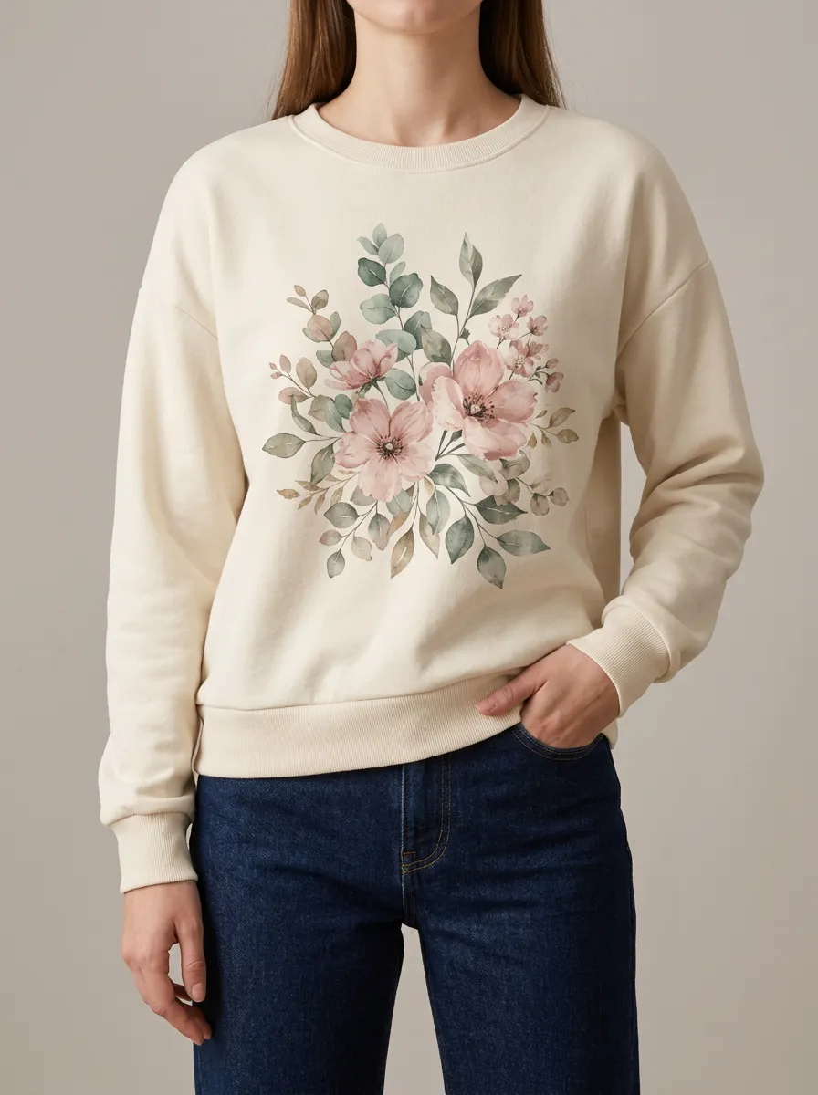 Graphic Relaxed Pullover