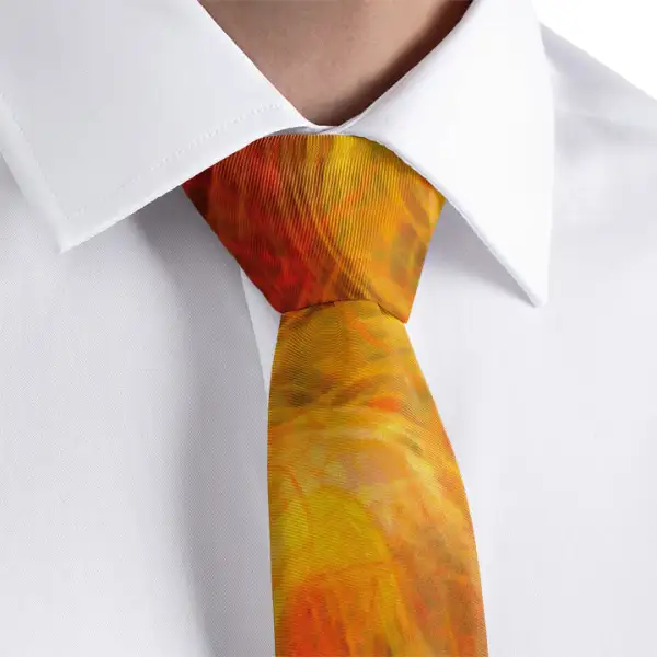 Refined Science Pattern Necktie