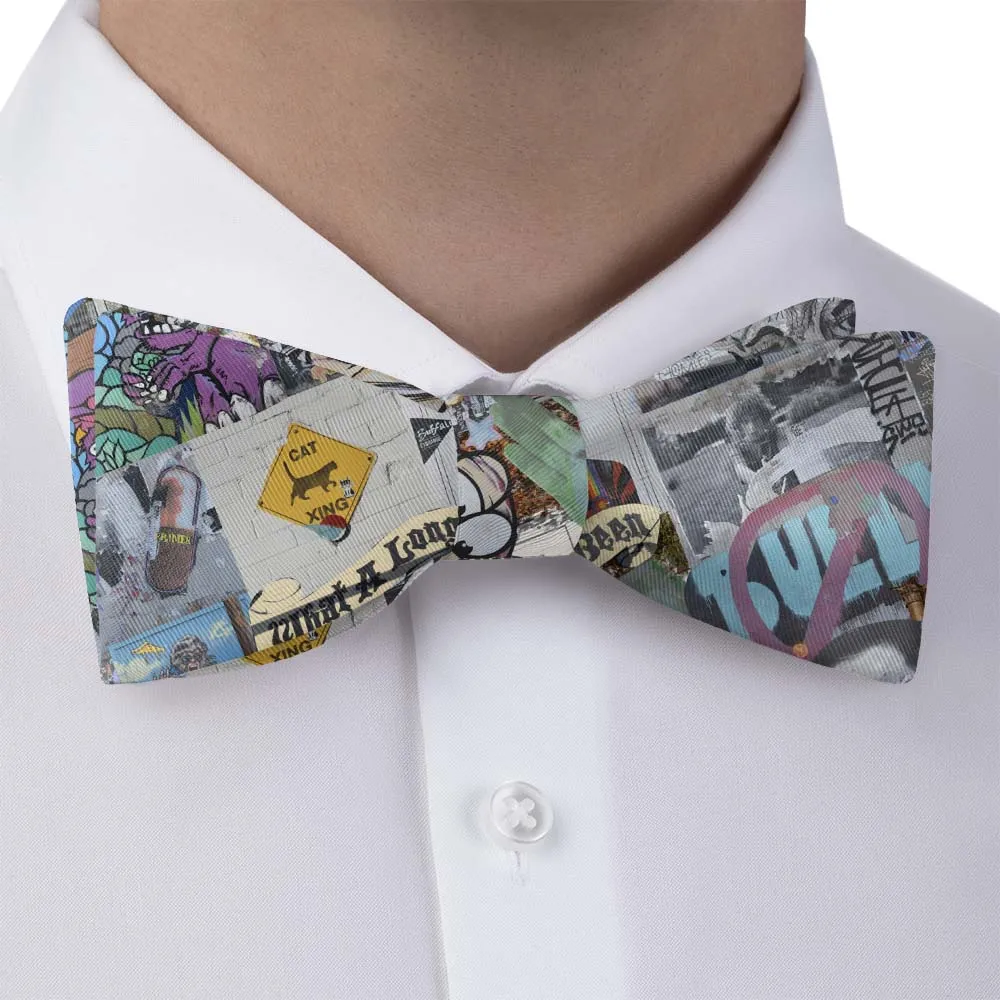 Cap Hill Street Art Pattern Bow Tie