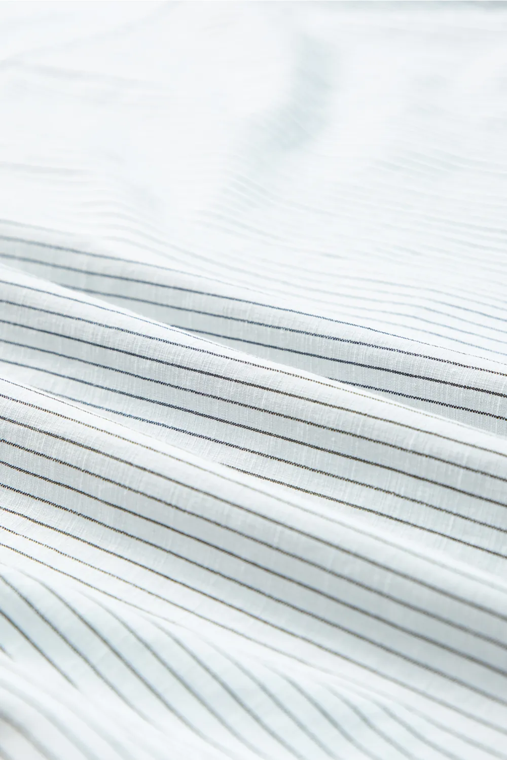 Black Stripe Roll Tab Sleeve Shirt