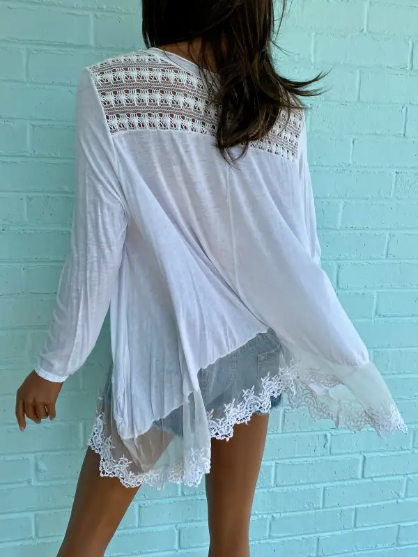 Crochet Lace Blouse