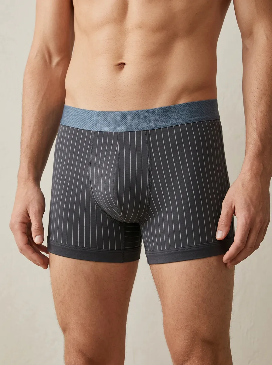Classic Style Pinstripe Boxer Briefs