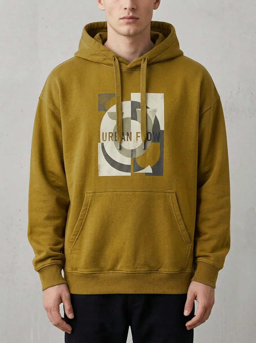 Adventure Geometric Men's Graphic Hoodie