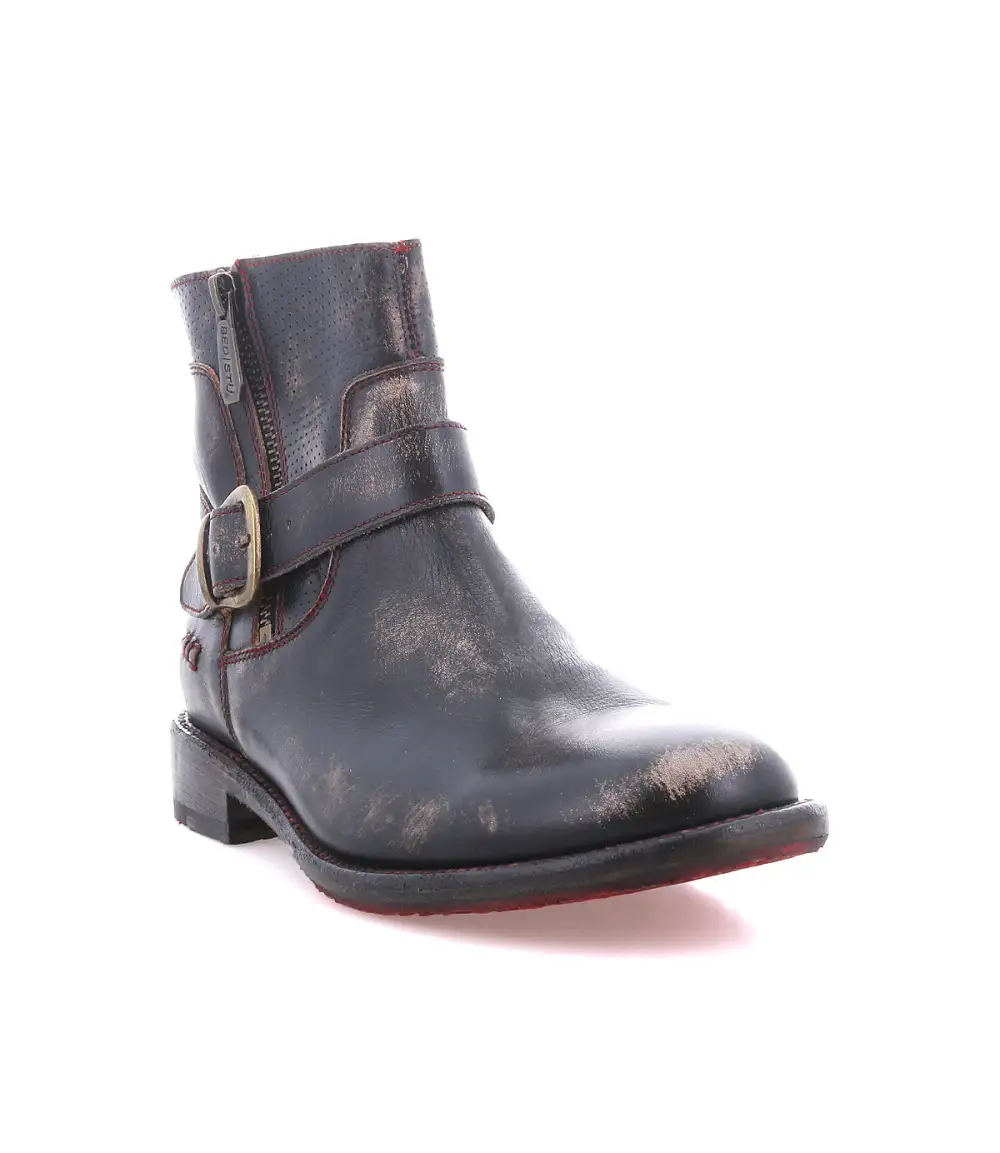 Buckled Perforated Everyday Boots