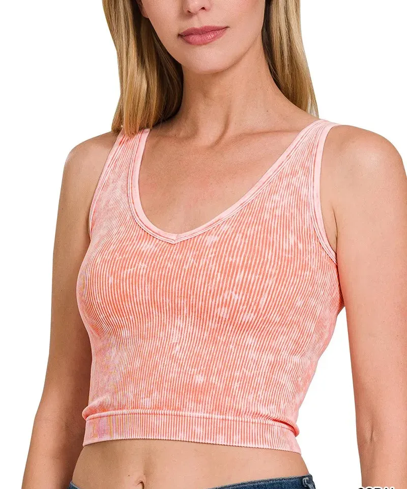 Relaxed Refined Ribbed Tank Top