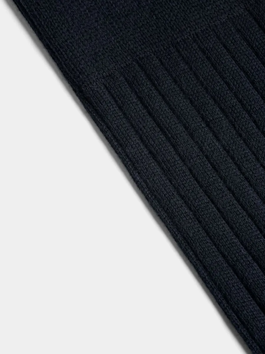 Plain Ribbed Socks