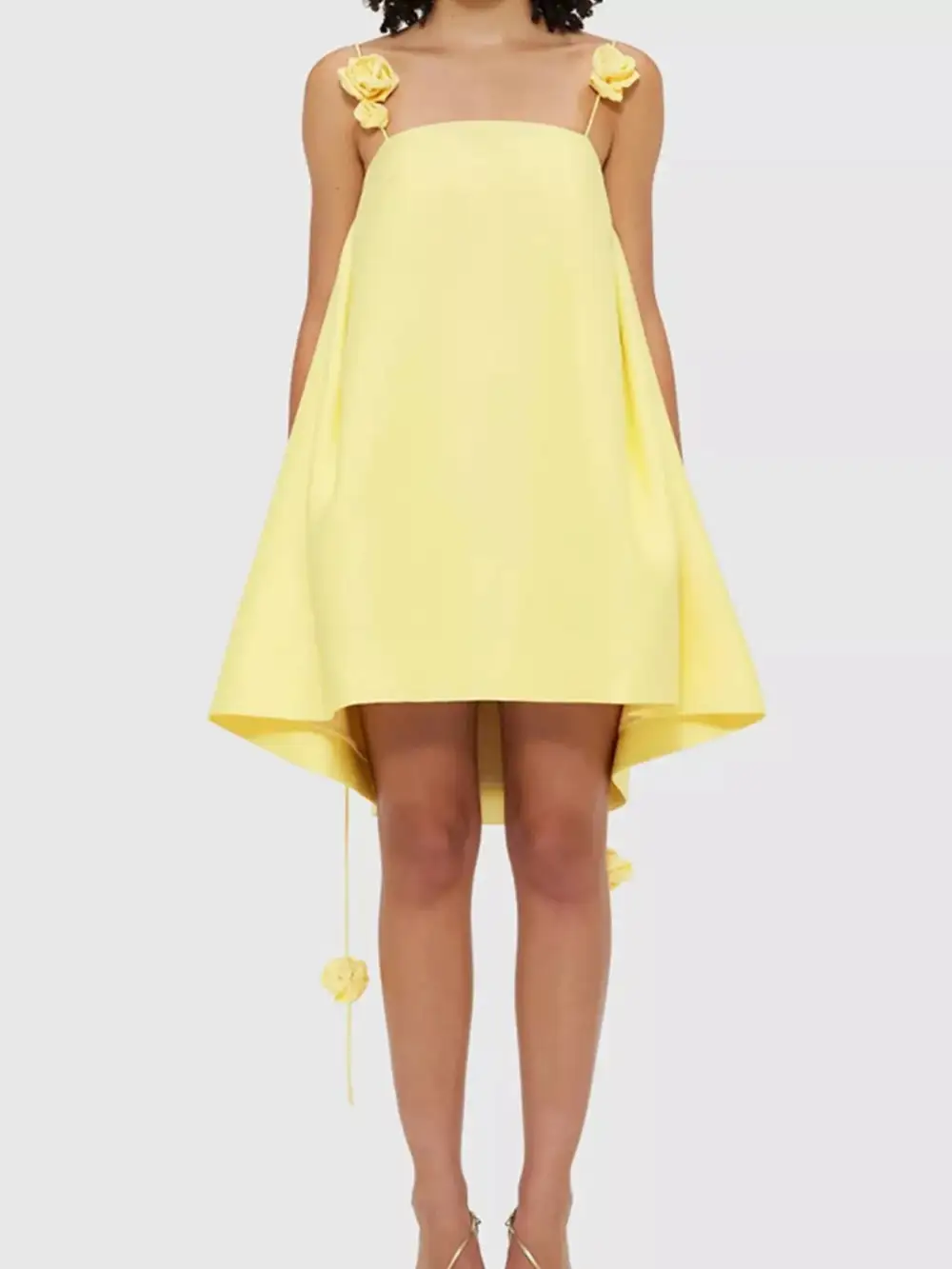 A Line Floral Casual Dress