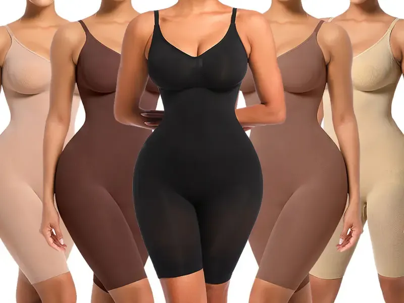 Seamless Mid Thigh Shaping Bodysuit