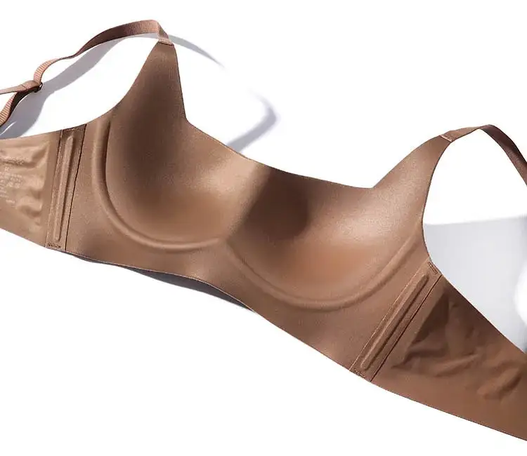 Seamless Push-Up Bra with Stretch Straps