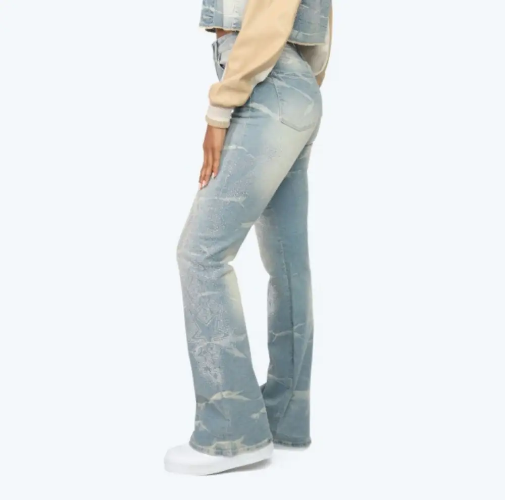 Everyday Rhinestone Embedded Women's Pants Set