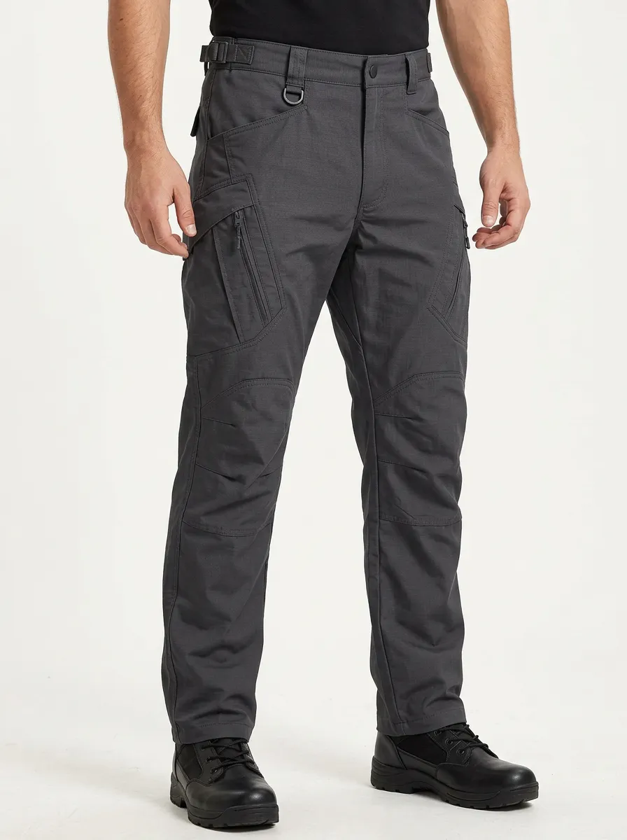 Men's Functional Active Multi-Pocket Waterproof Tactical Cargo Pants