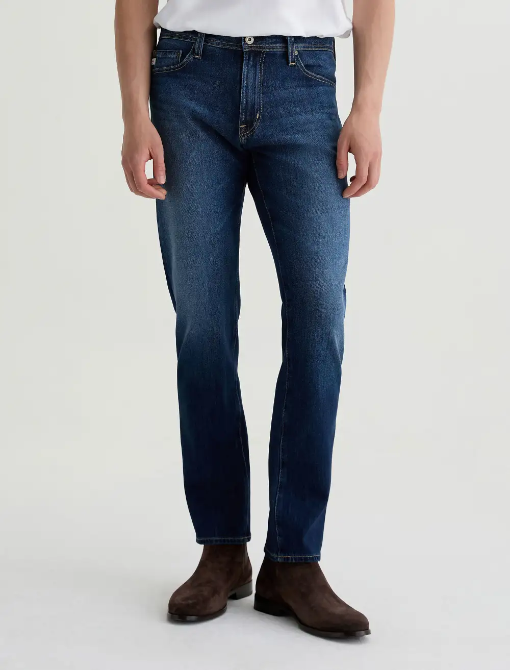 Men's Modern Slim Mid Rise Flexible Jeans
