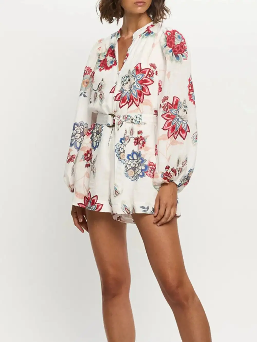 Easygoing Floral Jumpsuit Romper