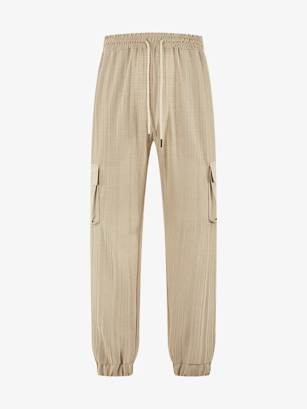 Men's Glencheck Cargo Pants Waistband Cargo Pants