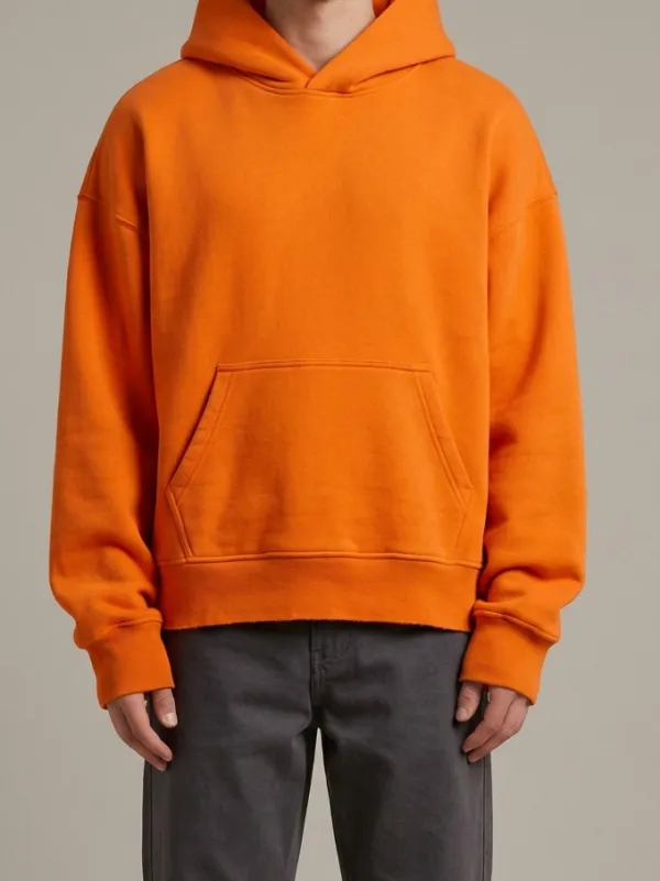 Everyday Layering Minimal Unisex Hooded Sweatshirt