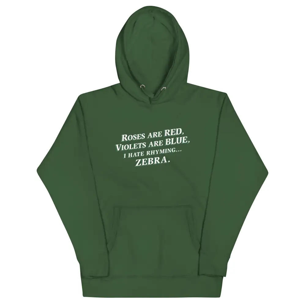 Hate Rhyming Unisex Comfort Hoodie
