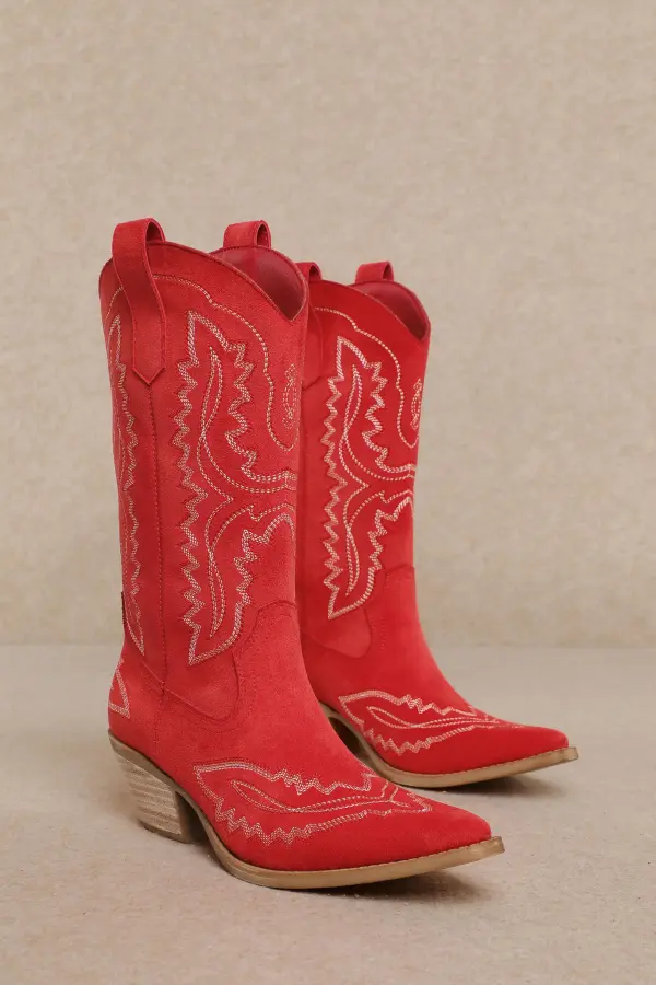 Tessa Mid-calf Western Cowgirl Boot