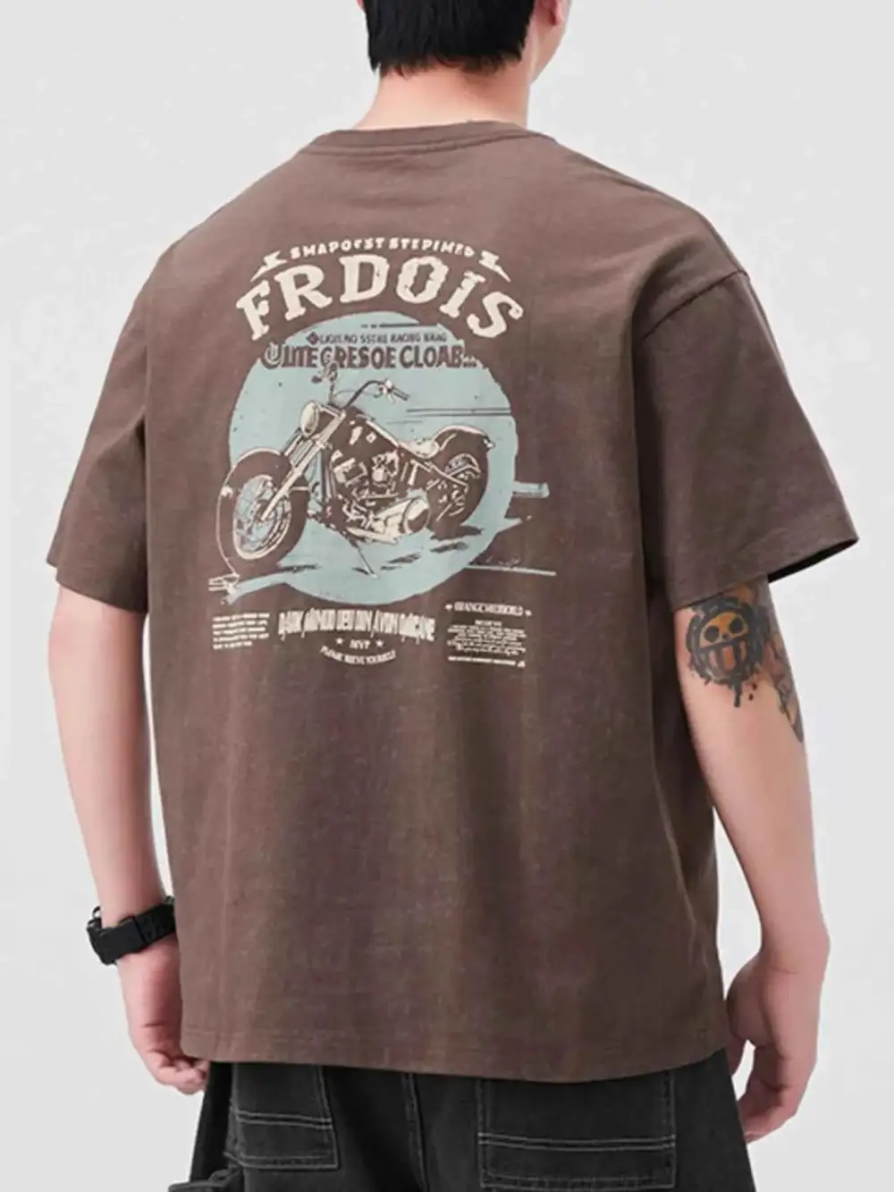 Lightweight Round Neck Short Sleeve T-Shirt