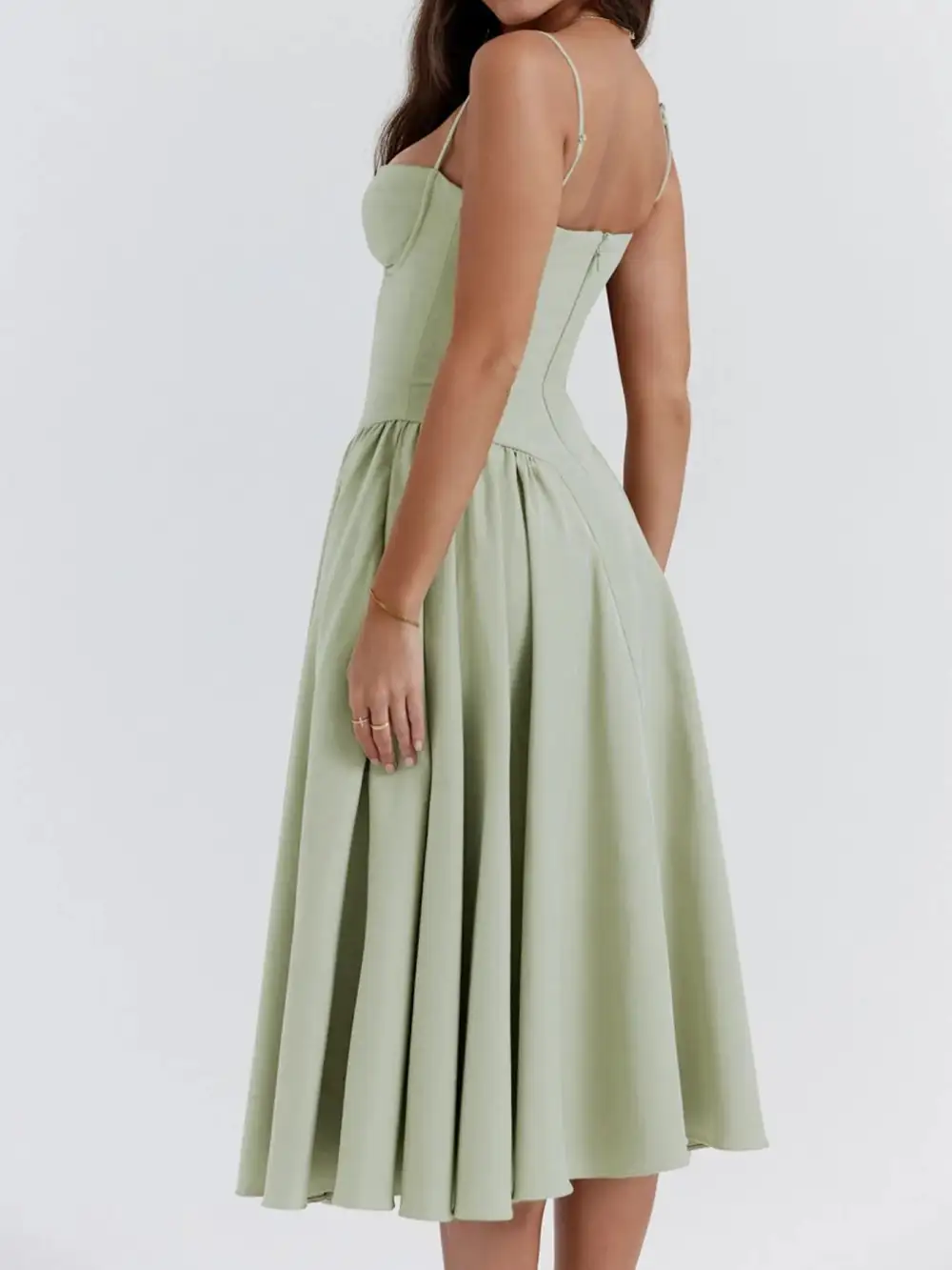 Ruched Sweetheart Neck Cami Dress