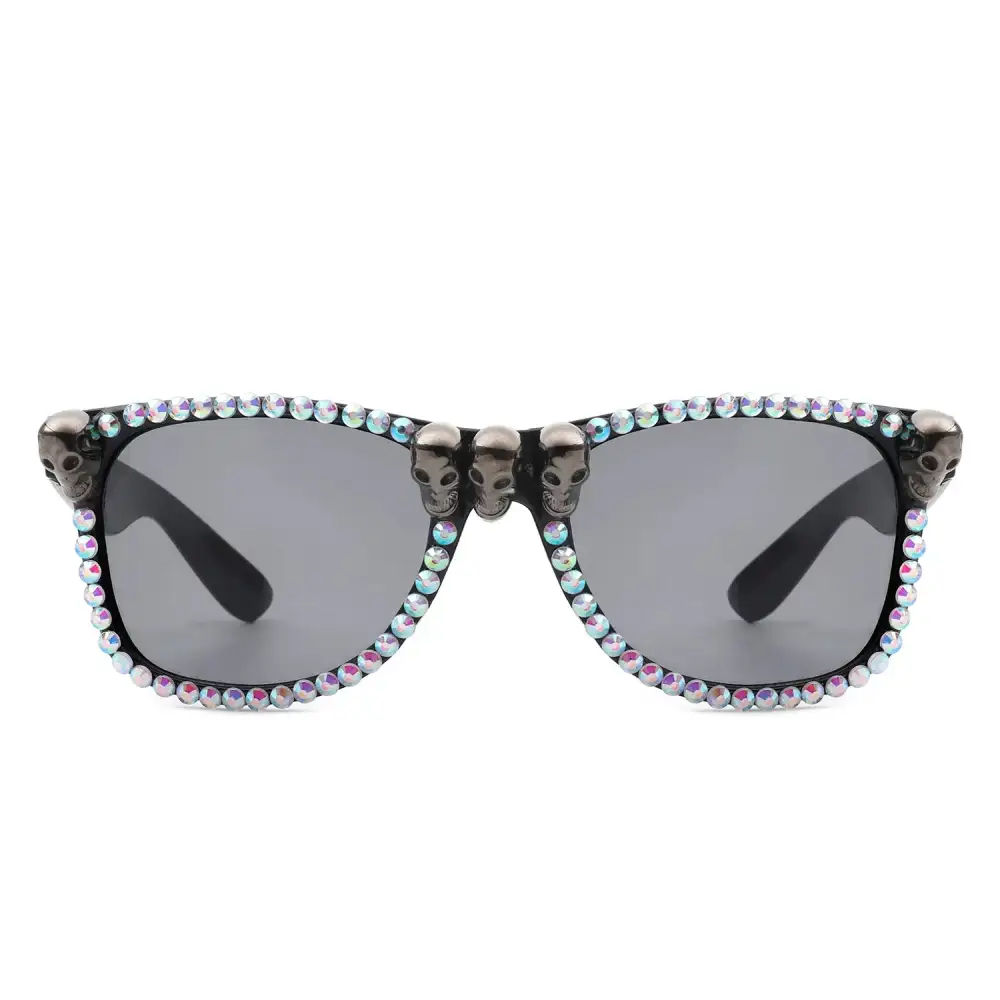 Wide Square Frame Sunglasses