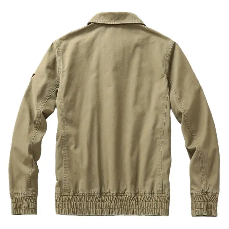 Streamlined Zip Cotton Jacket