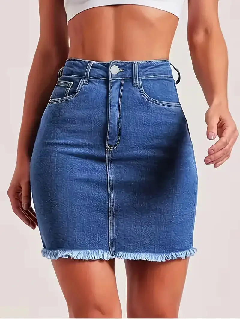 Modern High Waist Everyday Skirt