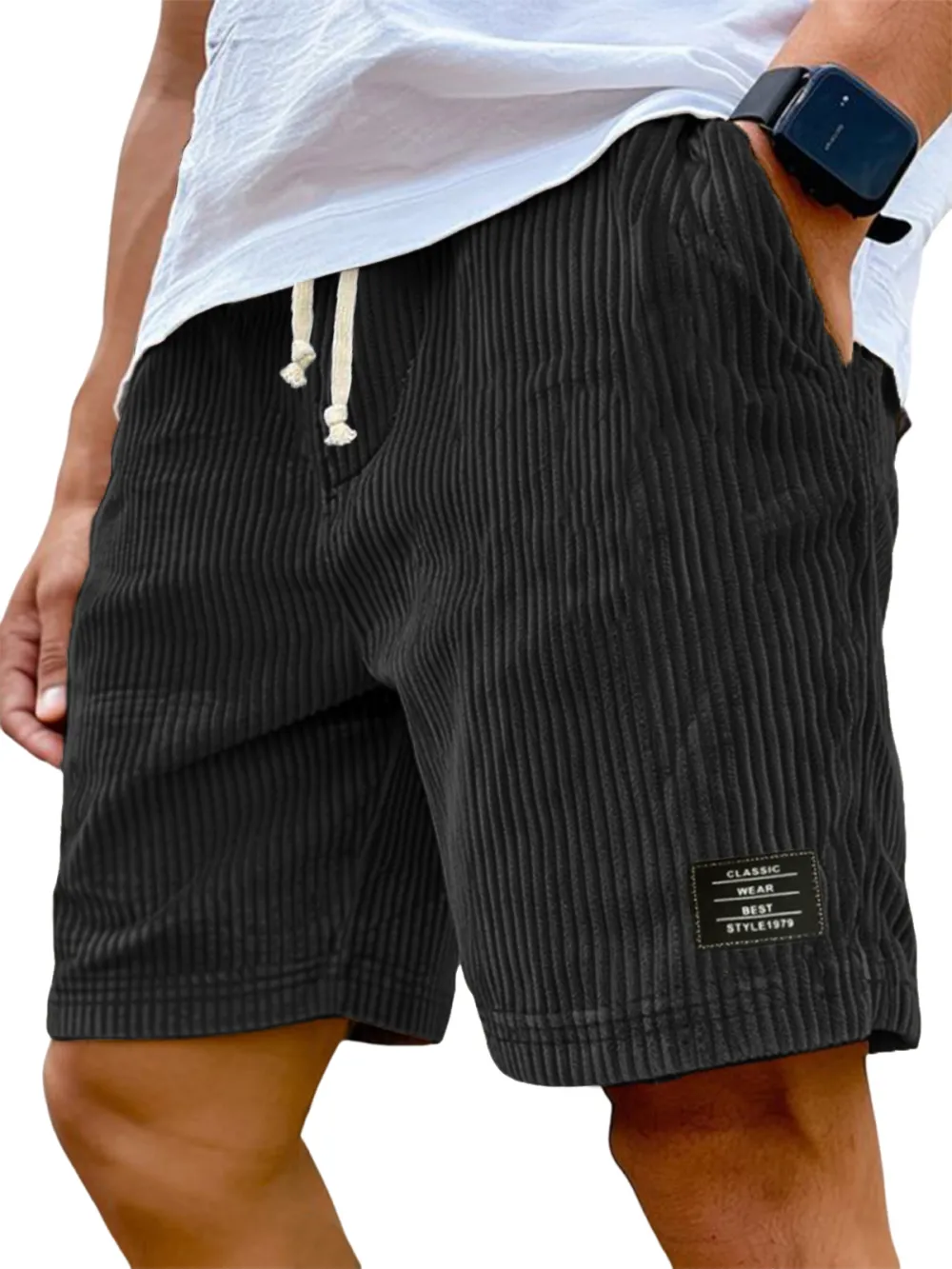 Workwear Seamed Detail Shorts