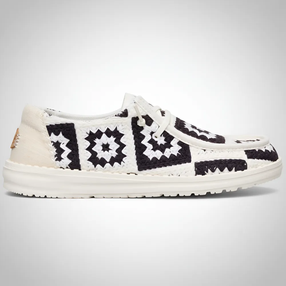 Crochet Patchwork Slip On Casual Comfort Shoes For Women