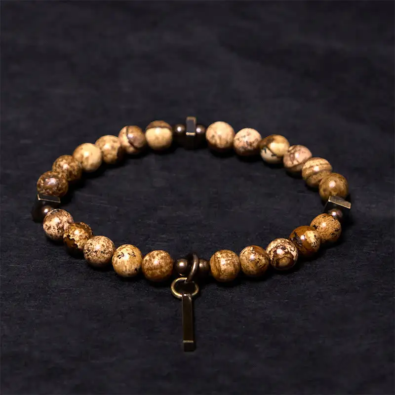 Distressed Design Copper Bracelet