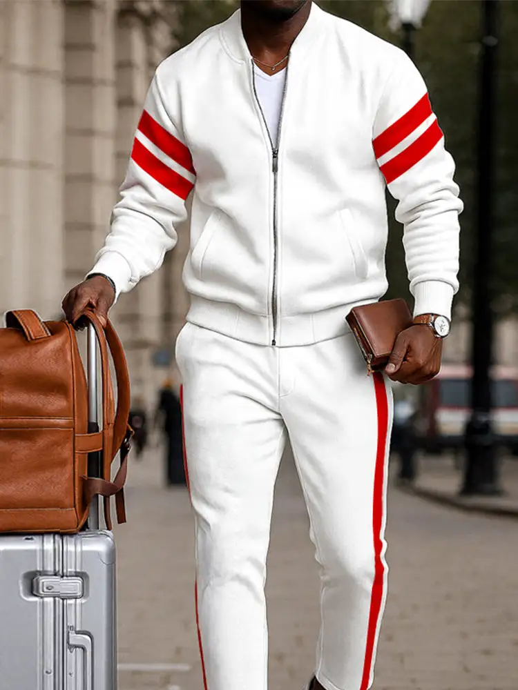 Casual Sporty Stripe Set