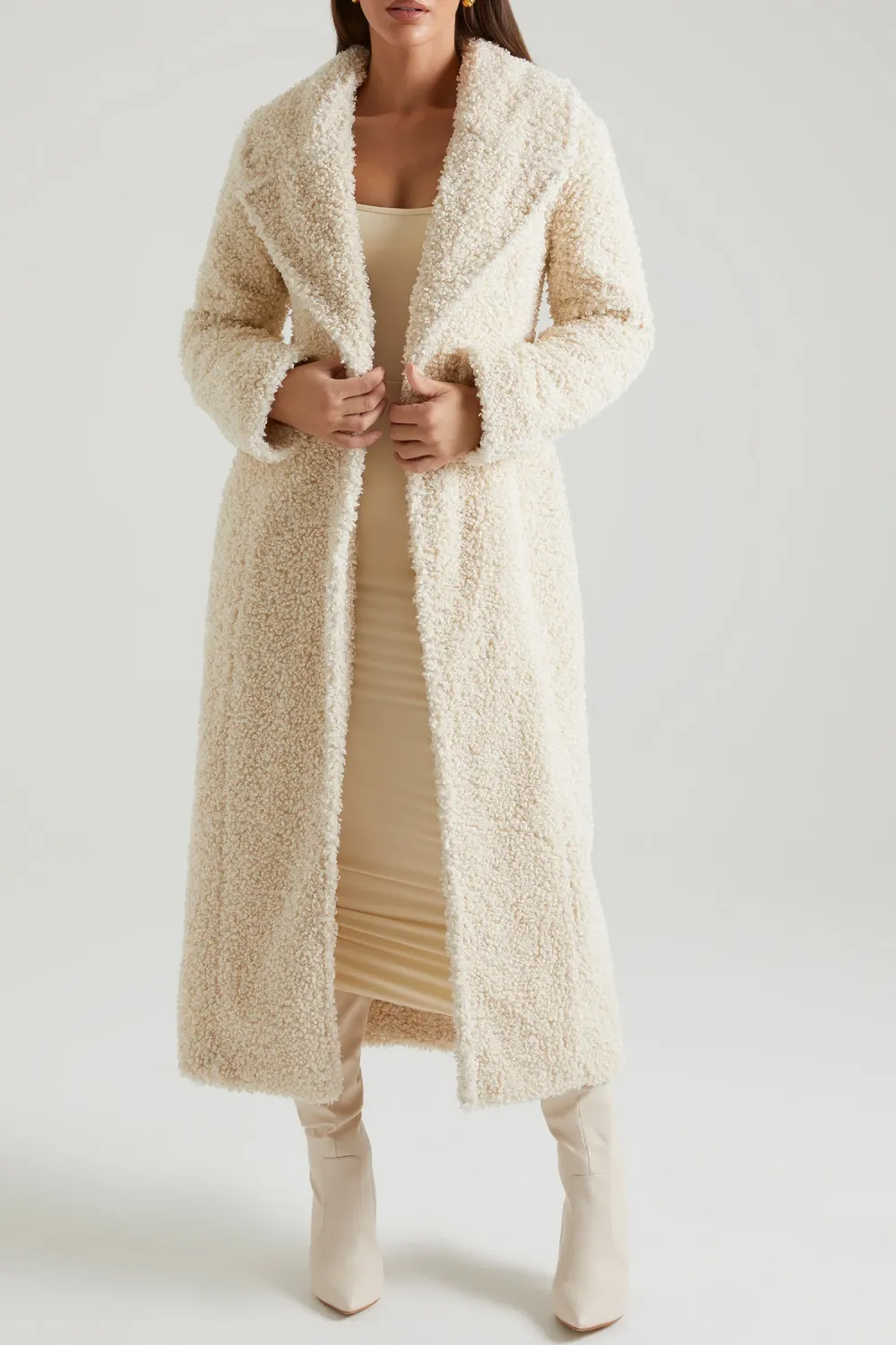 Soft And Wide Casual Long Warm Coat